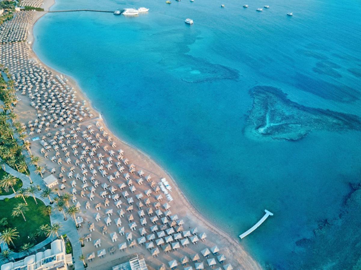 Hotel Jaz Aquaviva Hurghada Esterno foto Aerial view of the bay