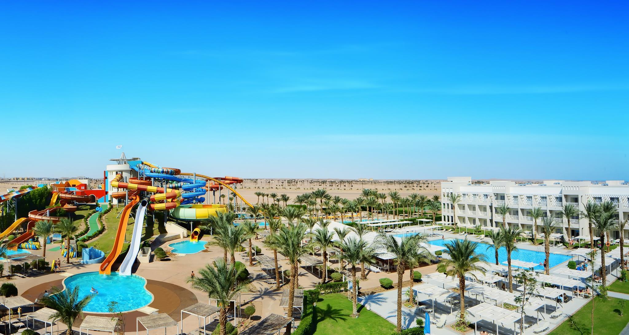Hotel Jaz Aquaviva Hurghada Esterno foto View of the resort