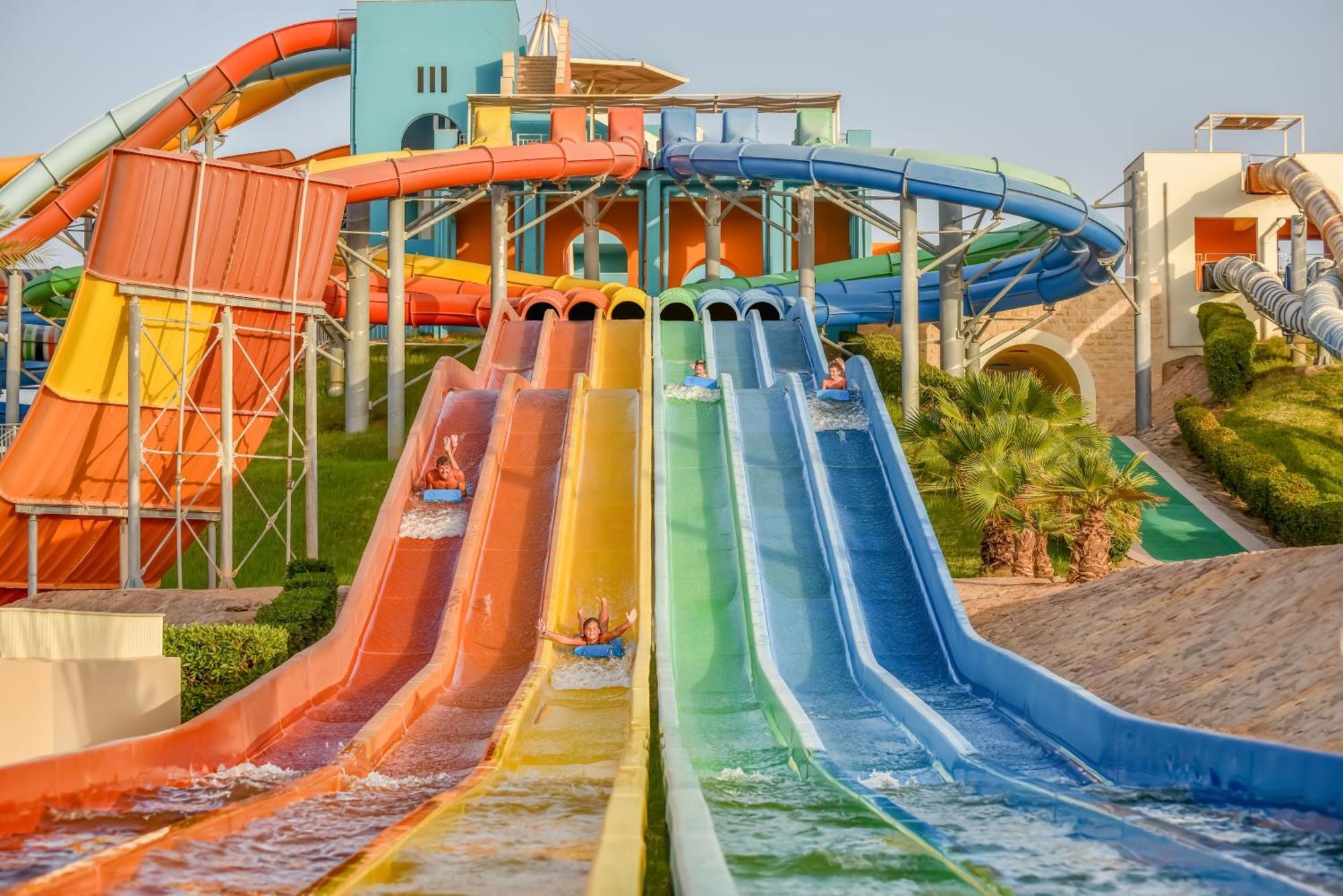 Hotel Jaz Aquaviva Hurghada Esterno foto Aqua Park