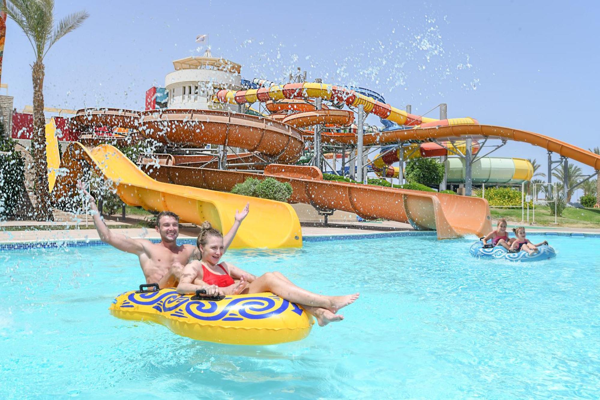 Hotel Jaz Aquaviva Hurghada Esterno foto Aqua Park