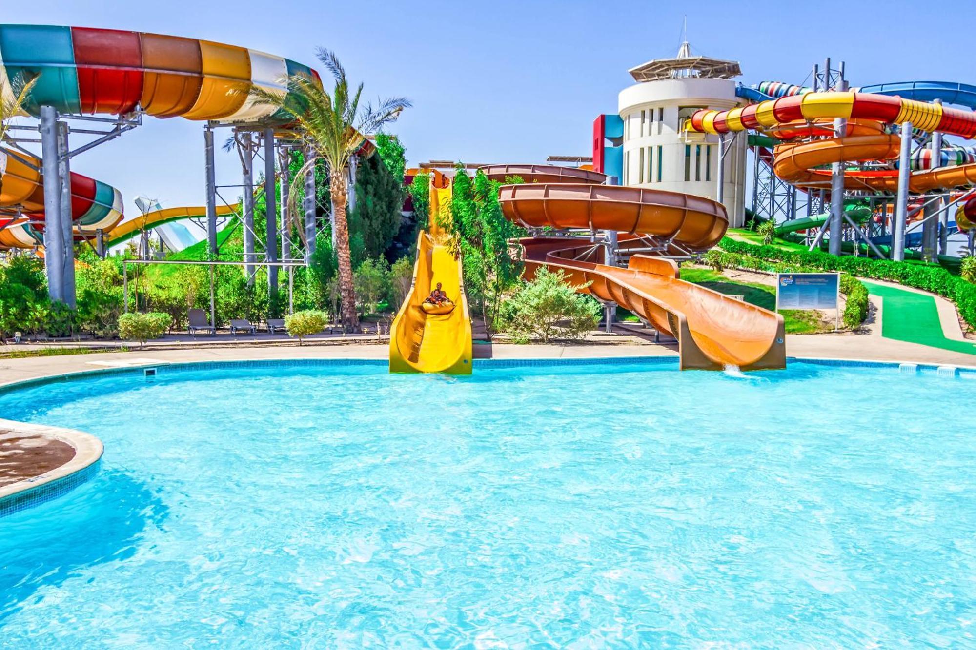 Hotel Jaz Aquaviva Hurghada Esterno foto Aqua Park